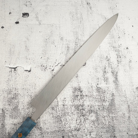 겐카이 마사쿠니 백2강 미즈혼야키 후지산 야나기바(사시미칼) 330mm