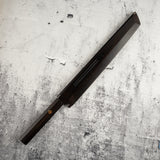 Exotic: Yoshikazu Ikeda Honyaki Mt. Fuji Hamon Sakimaru Takohiki 300mm Hand Sharpened Kasumi Finish