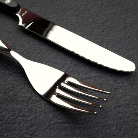 Seki Sekikanetsugu Stainless Steel Steak Knife & Folk Set