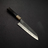 Naoto Blue 1 Damascus Kurouchi Santoku 180mm