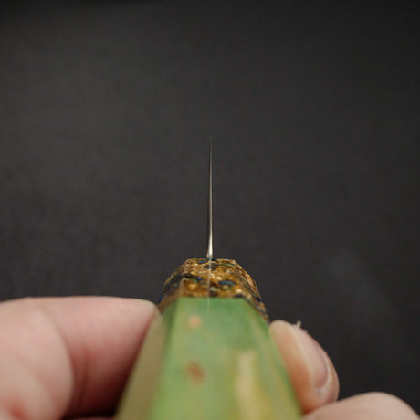 하츠코코로 쿠자쿠 V-Toku 2 레인보우 다마스커스 산토쿠(다용도칼) 180mm