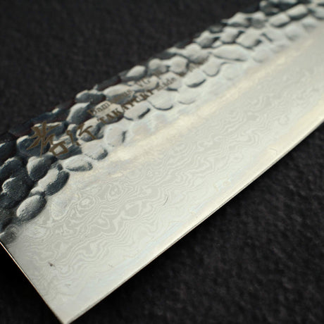 Sakai Takayuki VG10 33 Layer Damascus Santoku 170mm Teak Handle