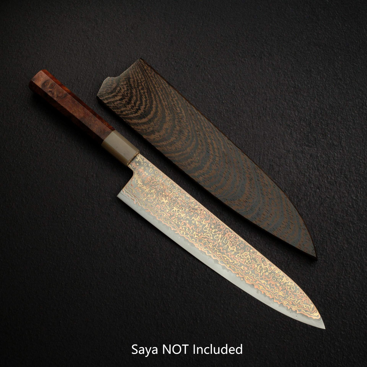하츠코코로 히노토리 V-Toku 2 다마스커스 규토(셰프나이프) 240mm