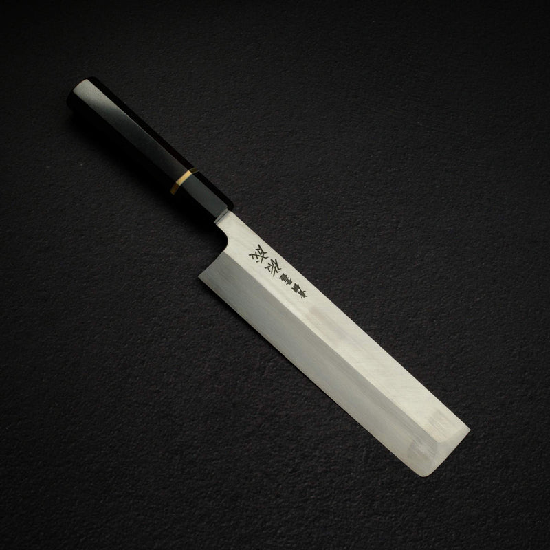 Sukenari Blue 2 Kanto Usuba 210mm, Ebony Spacer Handle