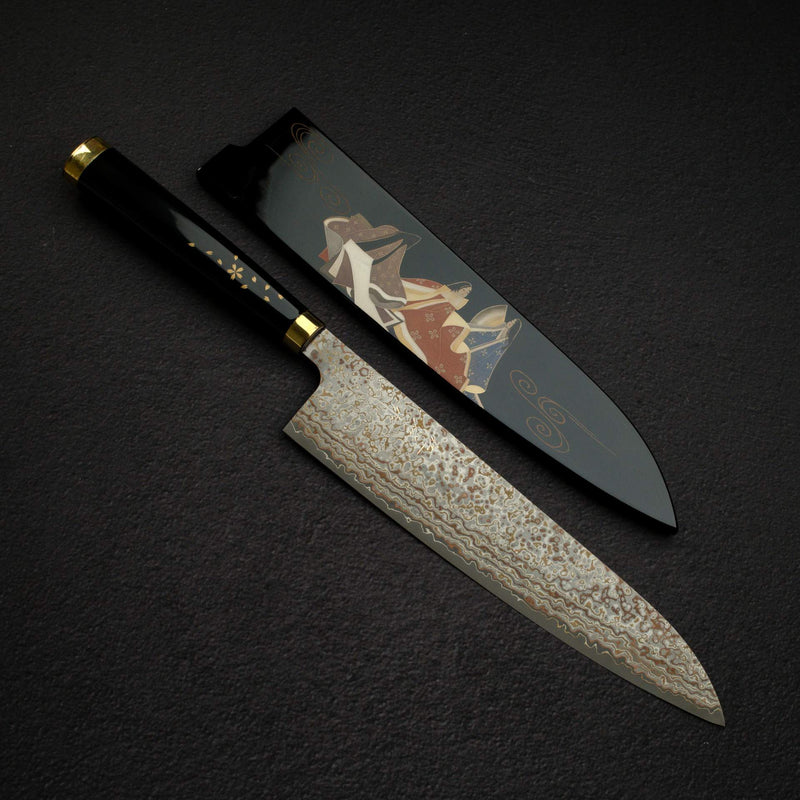 Takeshi Saji Maki-e Urushi VG10W Gyuto 240mm