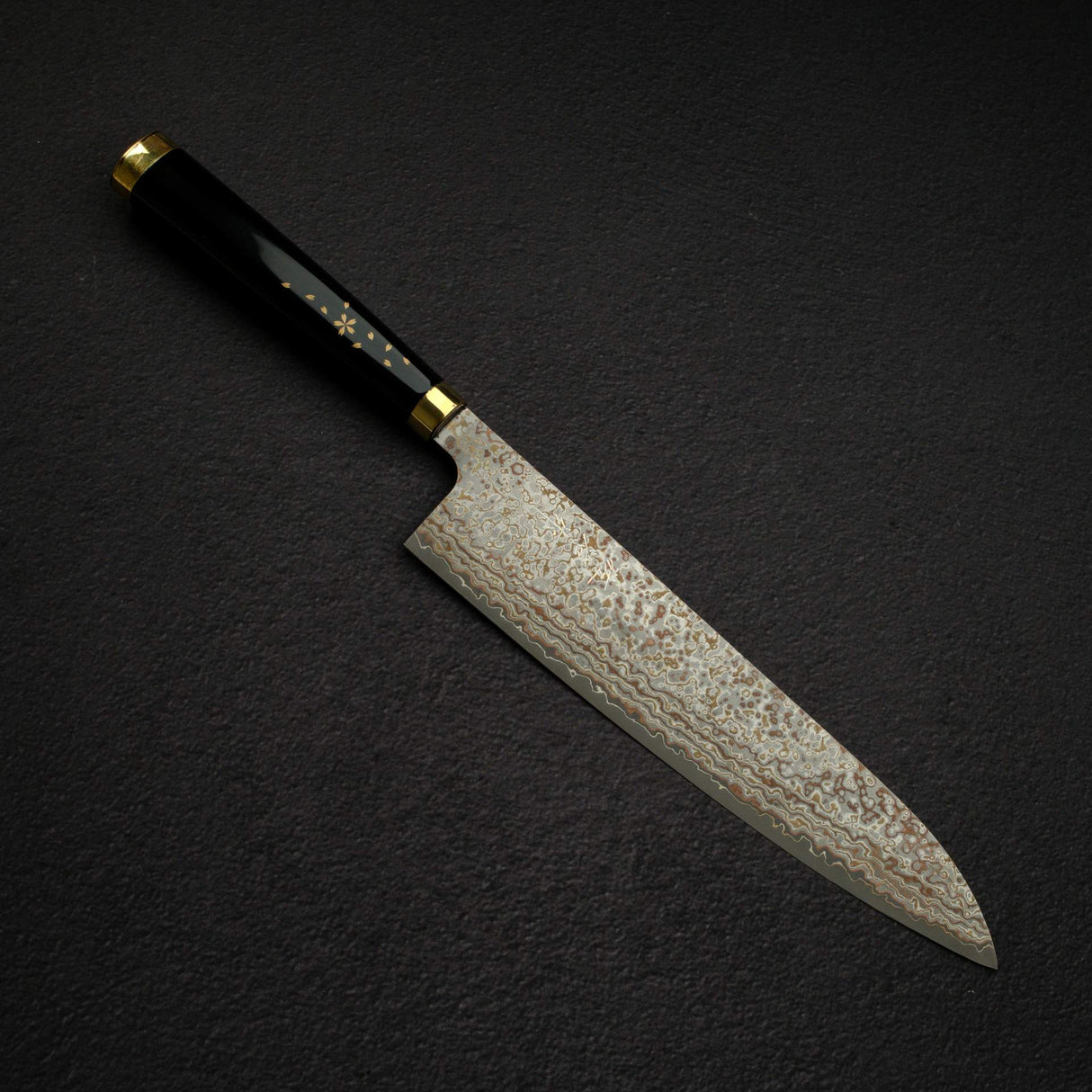 사지 타케시 마키에 우루시 VG10W 규토(셰프나이프) 240mm