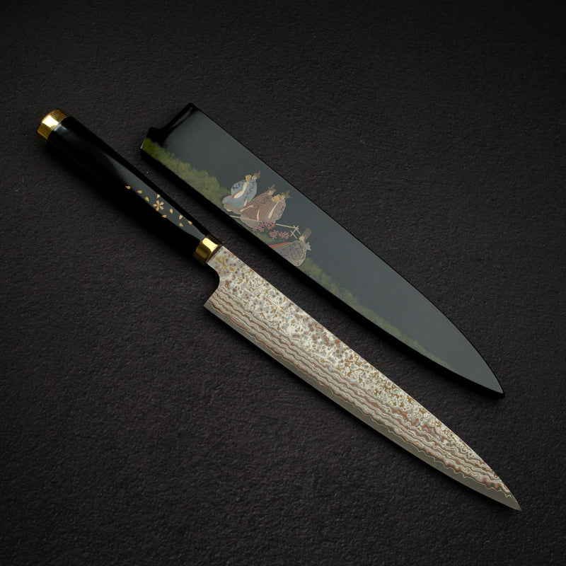 사지 타케시 마키에 우루시 VG10W 스지히키 240mm
