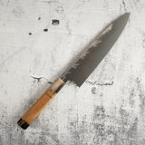 Exotic: Shoichi Hashimoto (橋本庄市) Chihaya (ちはやふる・千早)  Blue / White Coreless Gyuto 210mm