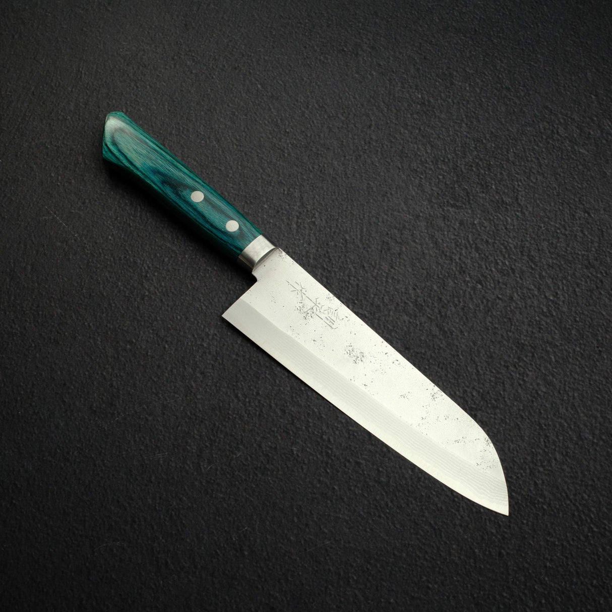 Masutani Sekka VG10 Nashiji Damascus Santoku 170mm Western Handle