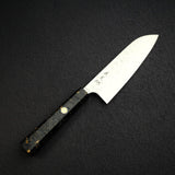 Yoshimi Kato Hyo SG2 Santoku 170mm,  Carbon Fibre Handle