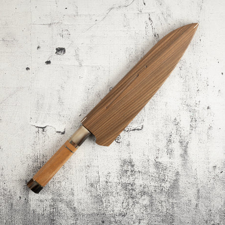 Exotic: Shoichi Hashimoto (橋本庄市) Chihaya (ちはやふる・千早)  Blue / White Coreless Gyuto 210mm
