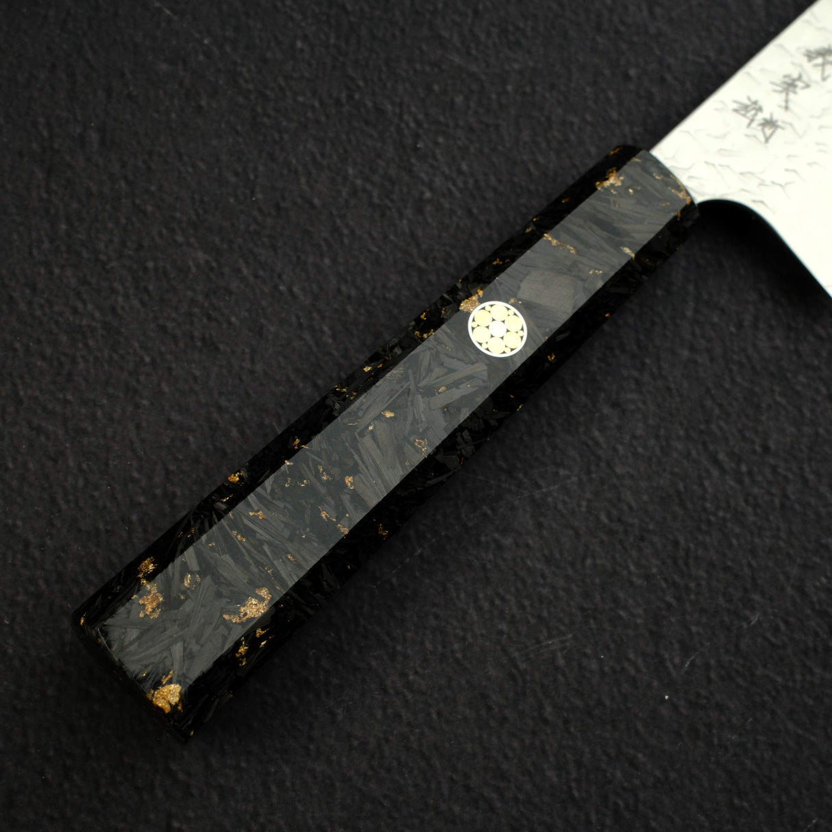 Yoshimi Kato Hyo SG2 Santoku 170mm,  Carbon Fibre Handle