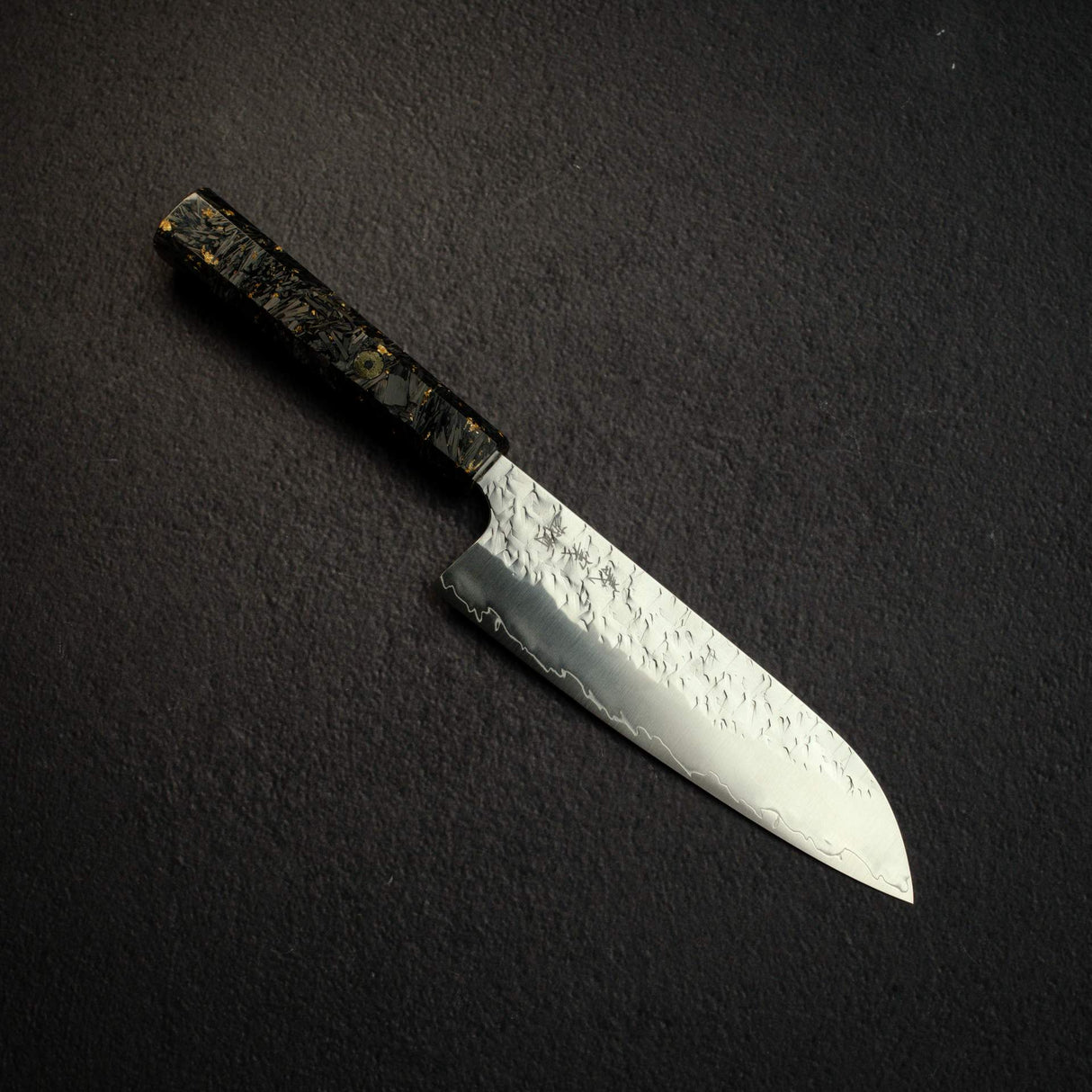 Yoshimi Kato Hyo SG2 Santoku 170mm,  Carbon Fibre Handle
