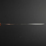 Exotic: Yoshikazu Ikeda Blue #1 Mizu-Honyaki Yanagiba 300mm with Blood Groove Black & White Ebony