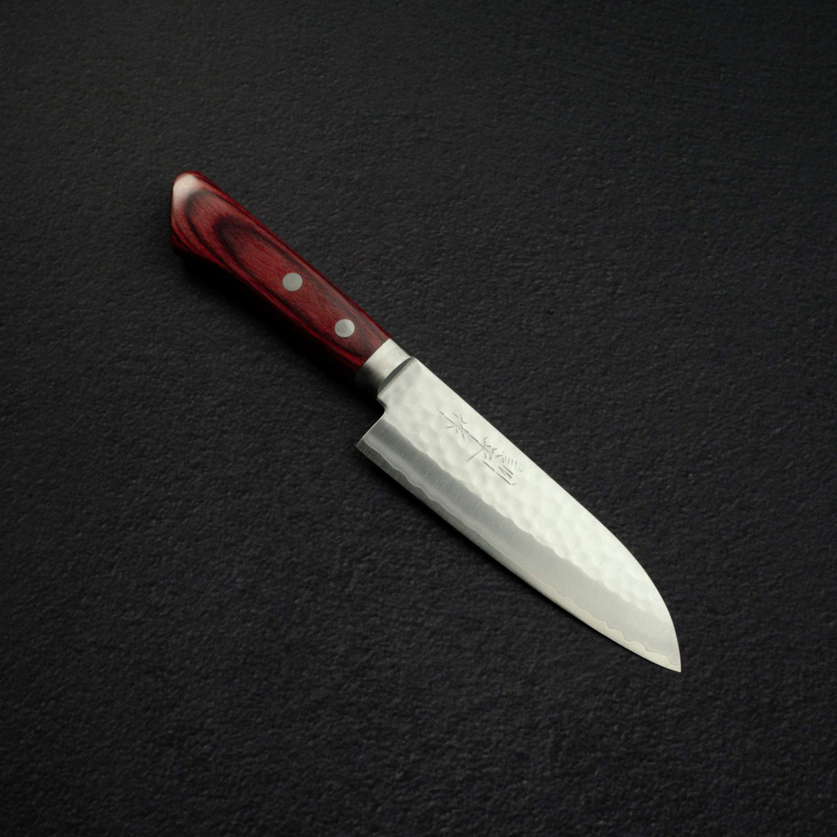 Masutani VG1 Tsuchime Small Santoku 135mm Western Handle