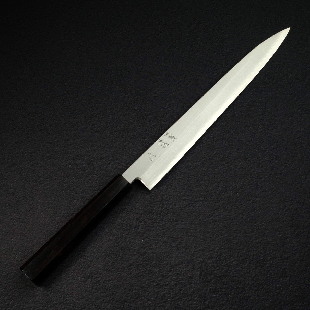 하츠코코로 x 묘진 시라사기 은삼강 야나기바(사시미칼) 300mm