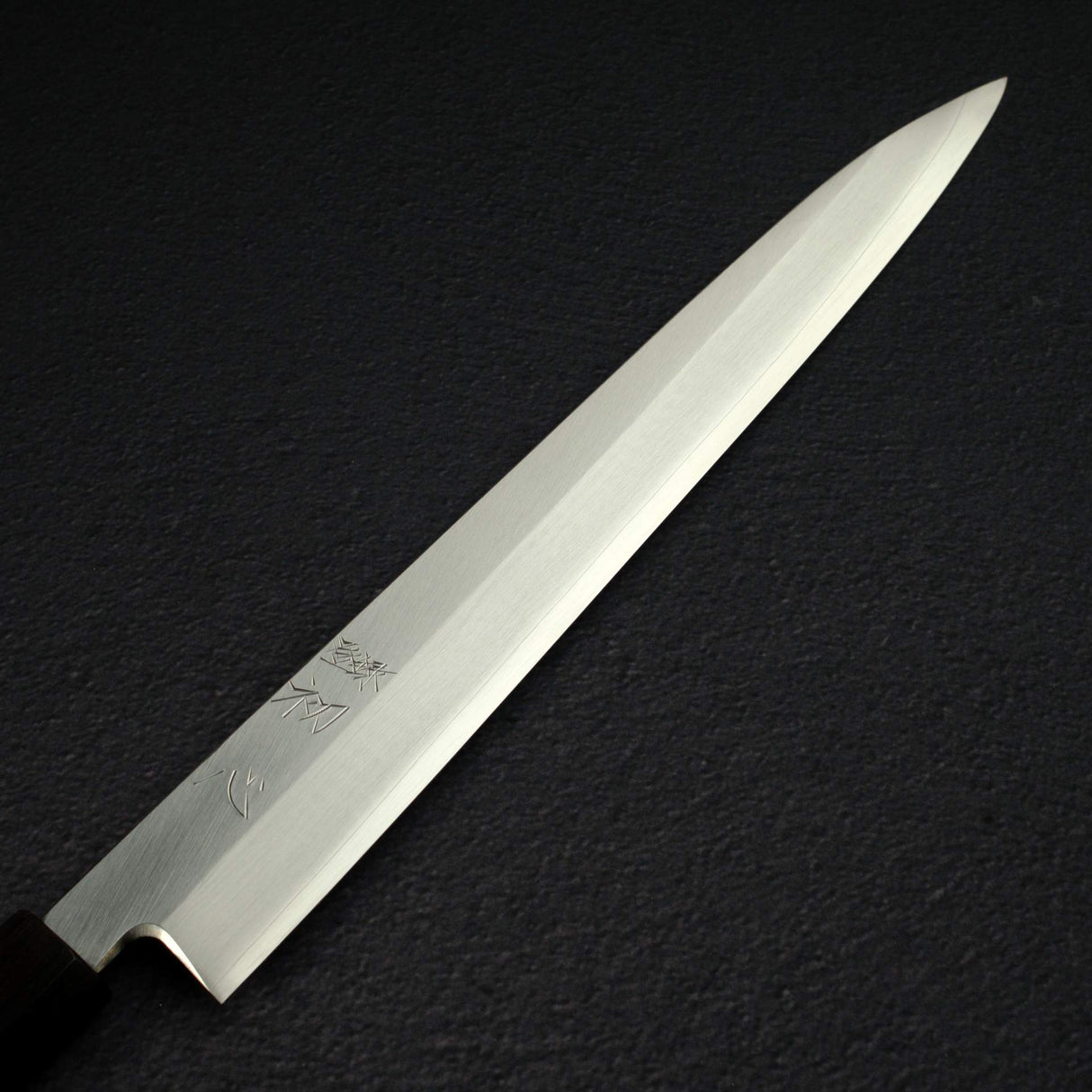 하츠코코로 x 묘진 시라사기 은삼강 야나기바(사시미칼) 300mm