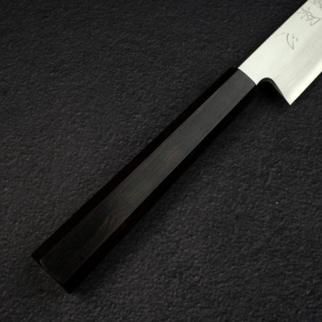 하츠코코로 x 묘진 시라사기 은삼강 야나기바(사시미칼) 300mm