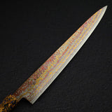 Hatsukokoro Kujaku V-Toku-2 Sujihiki 270mm Rainbow Damascus Finish Purple