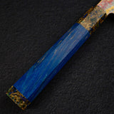 Hatsukokoro Kujaku V-Toku-2 Sujihiki 270mm Rainbow Damascus Finish Purple