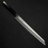 하츠코코로 x 묘진 시라사기 백2강 K팁 야나기바(사시미칼) 330mm