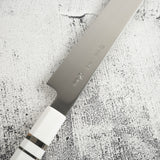 이케다 요시카즈 청1강 미즈혼야키 K팁 야나기바(사시미칼) 300mm 모리바시 세트