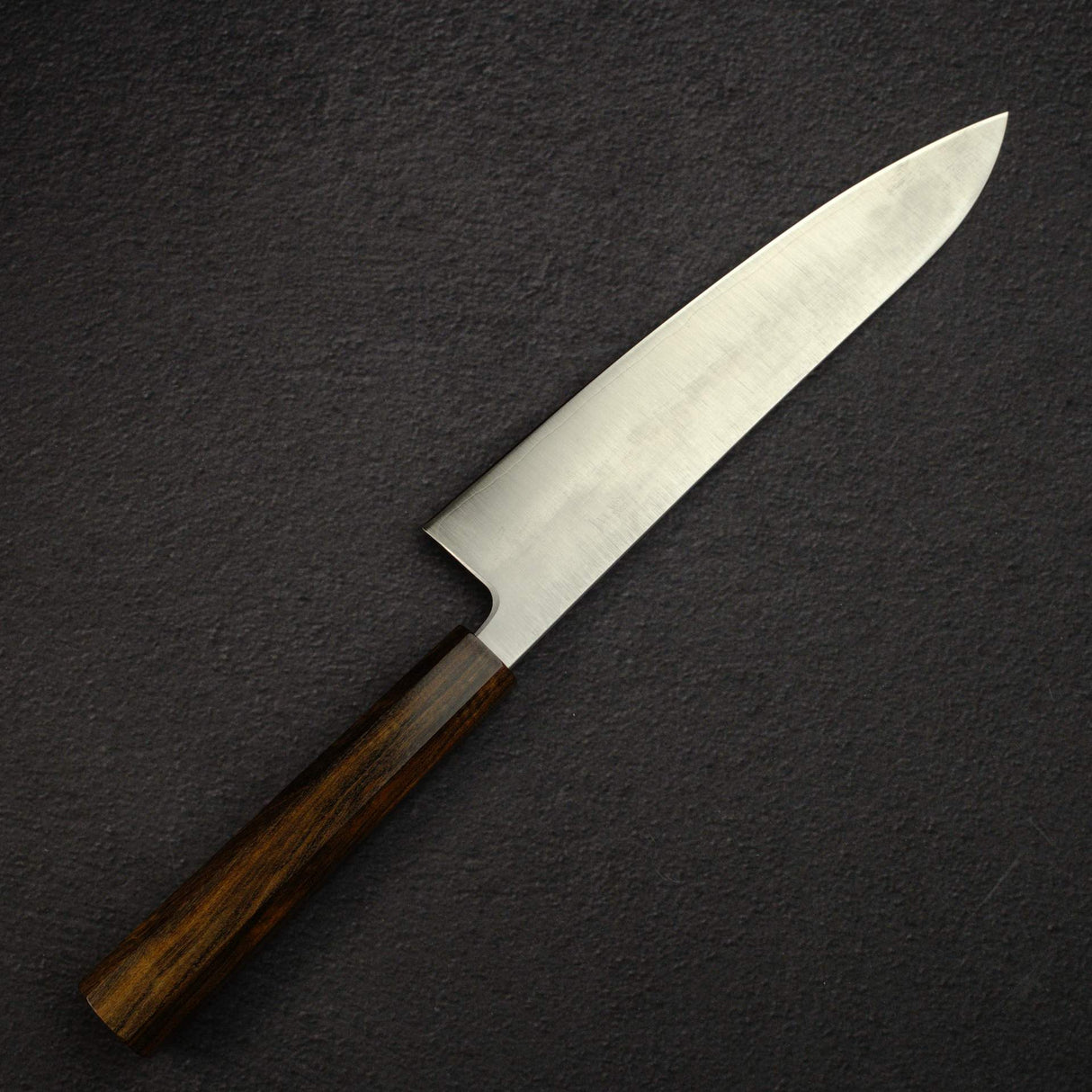 Tsunehisa Ginsan Migaki Gyuto 210mm, Black Chacate Handle