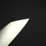Sukenari ZDP-189 Hairline K-tip Gyuto 210mm, Ebony Handle with Blonde/Marble Ferrule