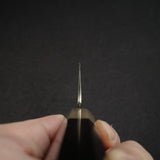 Sukenari ZDP-189 Hairline K-tip Gyuto 210mm, Ebony Handle with Blonde/Marble Ferrule