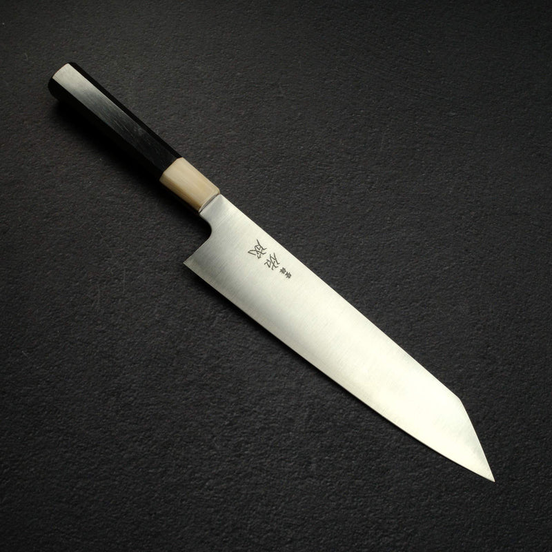 Sukenari SG2 Hairline K-tip Gyuto 240mm, Ebony Handle with Blonde/Marble Ferrule