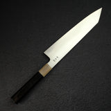 Sukenari SG2 Hairline K-tip Gyuto 240mm, Ebony Handle with Blonde/Marble Ferrule