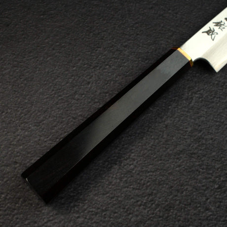 Sukenari Blue 2 K-tip Yanagiba 270mm, Ebony Brass Handle