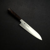 Sukenari ZDP-247 Hairline Santoku 180mm, Ebony Handle