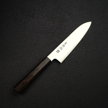 Sukenari ZDP-247 Hairline Santoku 180mm, Ebony Handle