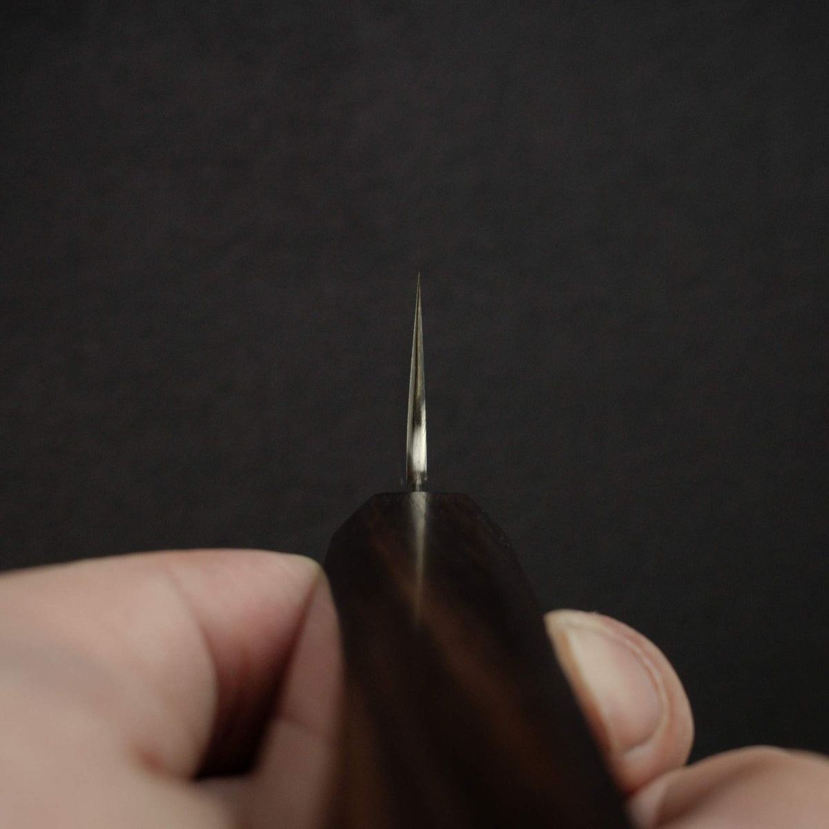 Sukenari ZDP-247 Hairline Santoku 180mm, Ebony Handle