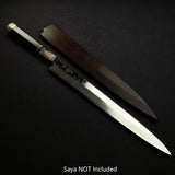 Sukenari VG10 Damascus Yanagiba 330mm, Ebony Three Spacer Handle