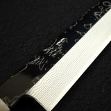 Sukenari VG10 Damascus Yanagiba 330mm, Ebony Three Spacer Handle