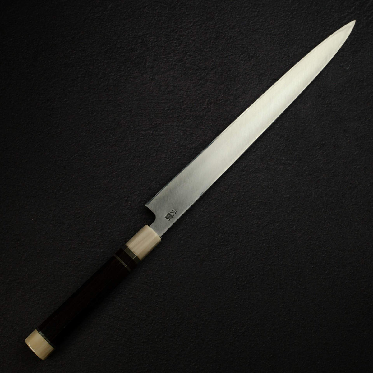 Sukenari VG10 Damascus Yanagiba 330mm, Ebony Three Spacer Handle