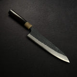 Nao Yamamoto Blue Super Kurouchi Damascus Gyuto 210mm