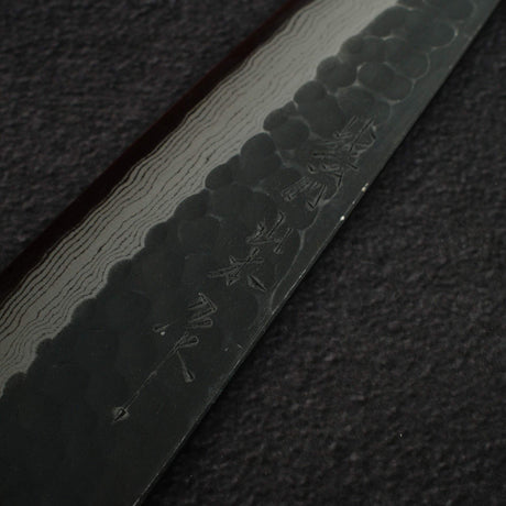 Nao Yamamoto Blue Super Kurouchi Damascus Gyuto 210mm