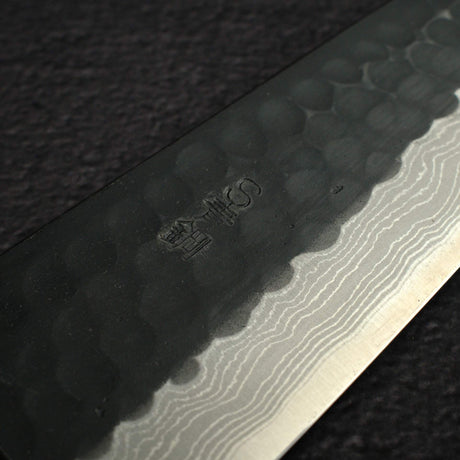 Nao Yamamoto Blue Super Kurouchi Damascus Gyuto 210mm