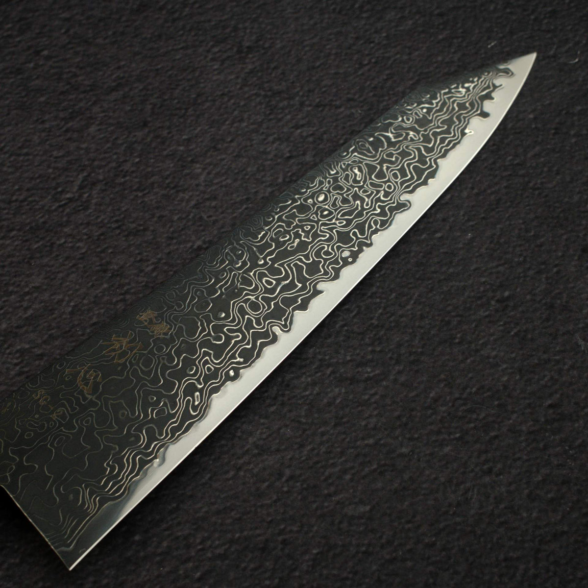 하츠코코로 류효 SG2 블랙 다마스커스 K팁 규토(셰프나이프) 210mm 에보니 핸들