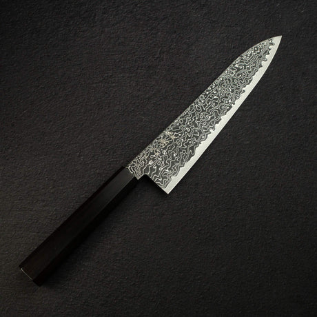 하츠코코로 류효 SG2 블랙 다마스커스 규토(셰프나이프) 210mm 에보니 핸들