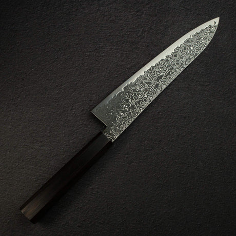 하츠코코로 류효 SG2 블랙 다마스커스 규토(셰프나이프) 210mm 에보니 핸들