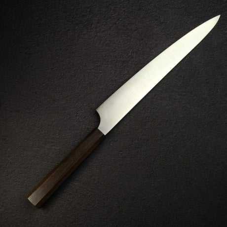 Hatsukokoro Hayabusa Aogami Super Sanmai Sujihiki 270mm Black Chacate