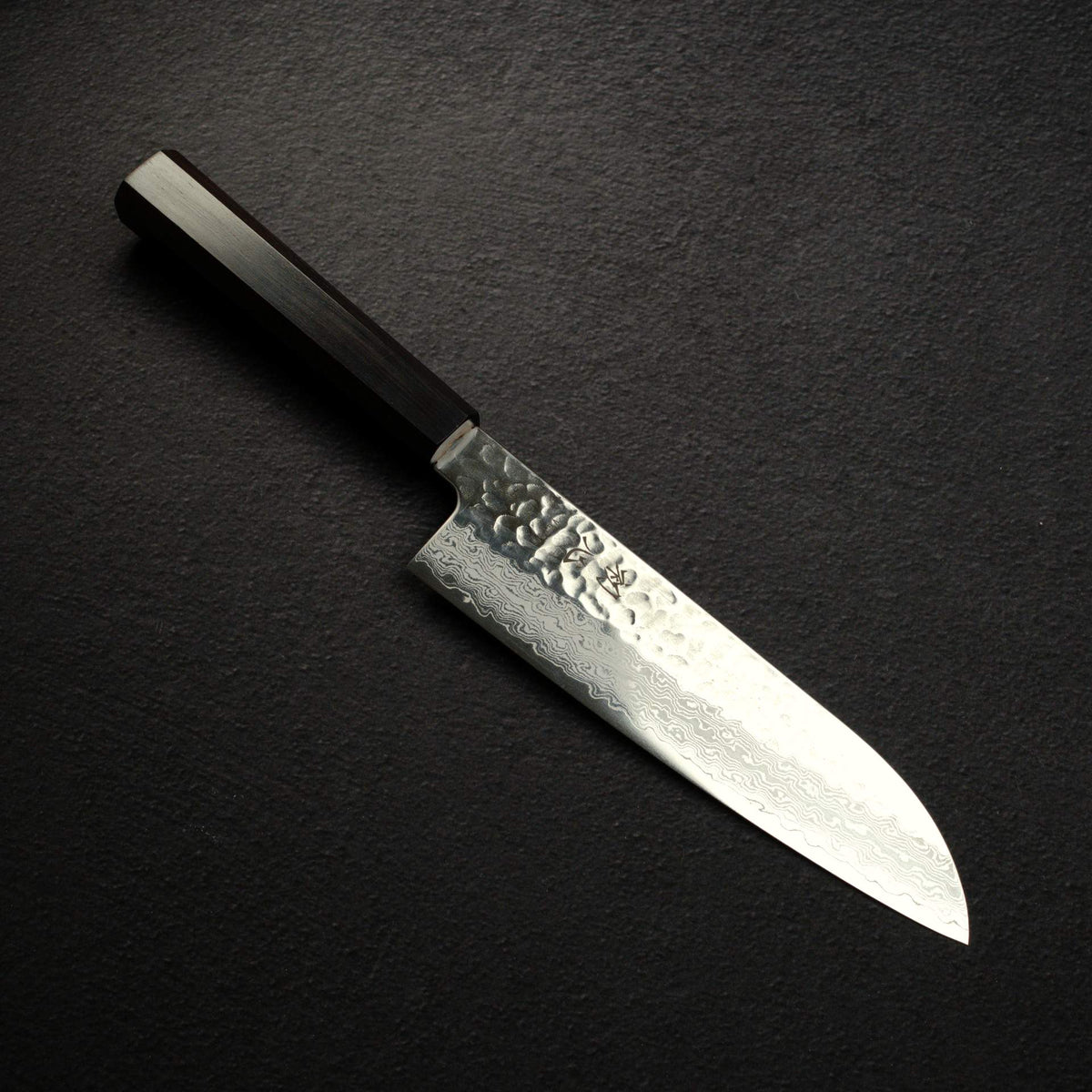 하츠코코로 하야부사 VG10 다마스커스 츠치메 산토쿠(다용도칼) 180mm 에보니 핸들