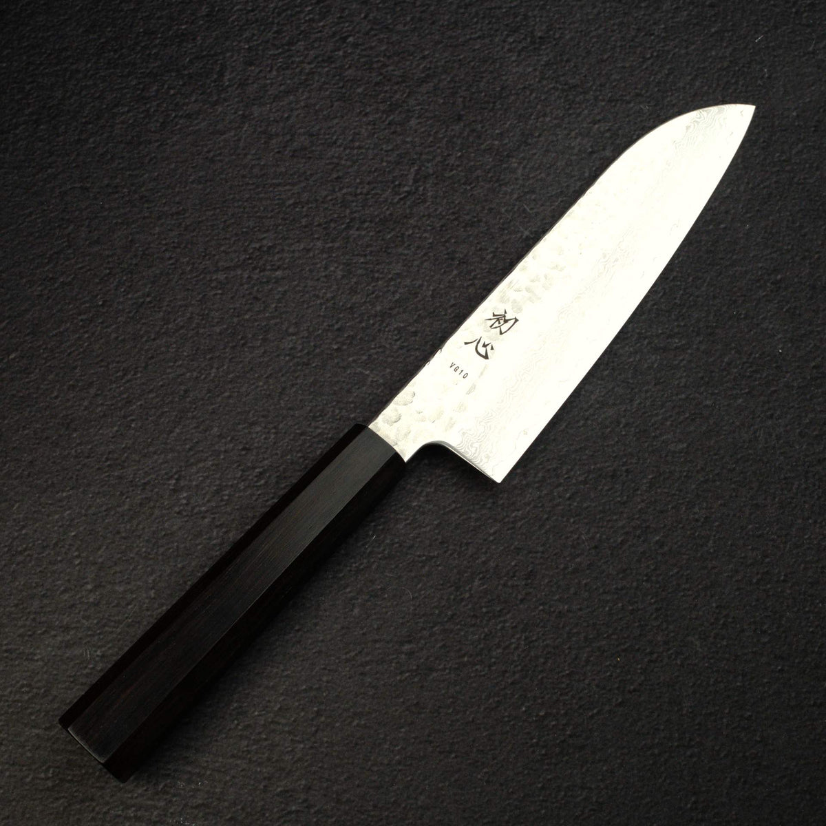 하츠코코로 하야부사 VG10 다마스커스 츠치메 산토쿠(다용도칼) 180mm 에보니 핸들