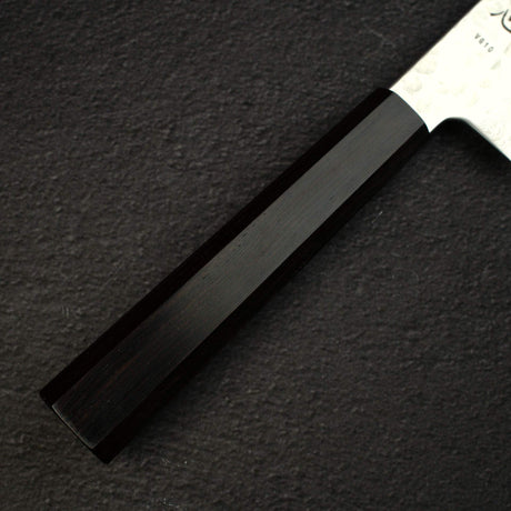 하츠코코로 하야부사 VG10 다마스커스 츠치메 산토쿠(다용도칼) 180mm 에보니 핸들