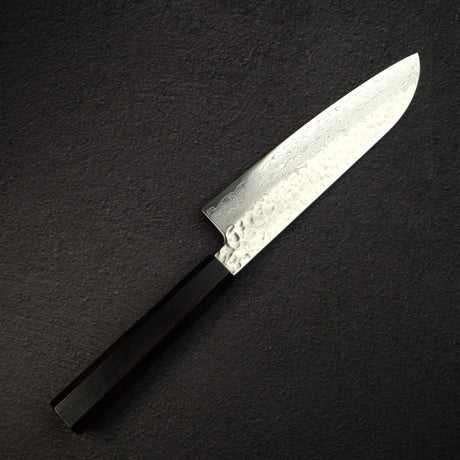 하츠코코로 하야부사 VG10 다마스커스 츠치메 산토쿠(다용도칼) 180mm 에보니 핸들