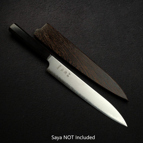 Hatsukokoro Hayabusa Chromax Sujihiki 240mm, Ebony Handle